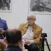 Mirko Demić sa književnim kritičarem Aleksandrom Lakovićem. Foto Vranje News