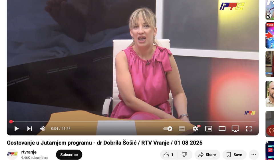 Zaštitni znak i spasiteljka od dosađe: Tami Naša Tamica. Foto YouTube (kanal RTV doo)