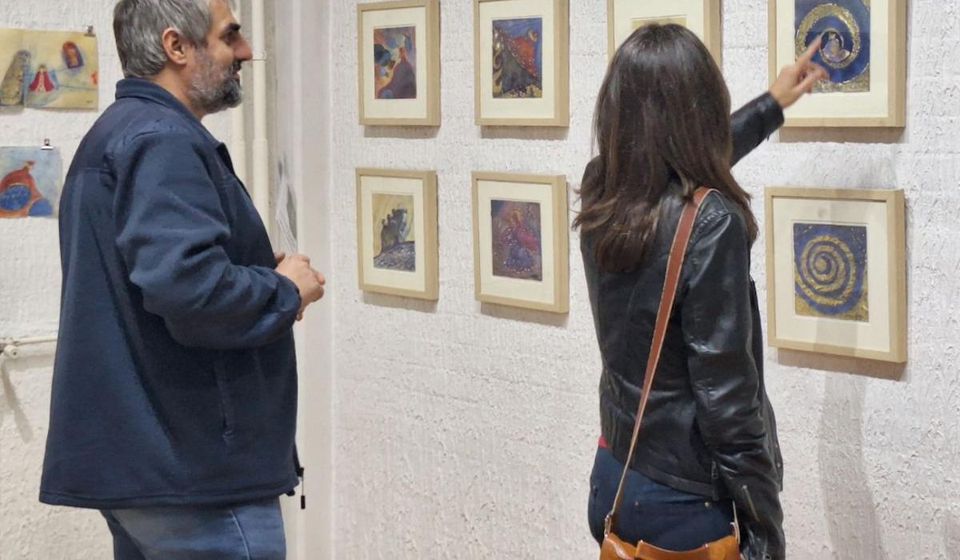 Detalj sa otvaranja izložbe. Foto Vranje news
