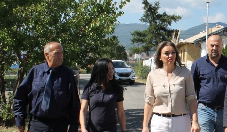 Nataša Stanisavljević prilikom jedne od poseta Privatnom centru u Vranju. Foto vranje.org.rs