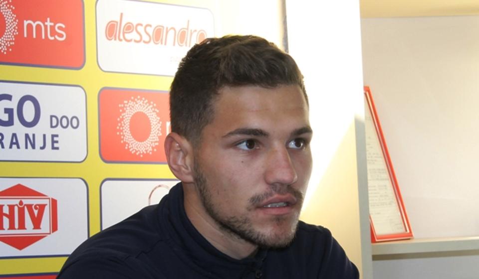 Navodno je i on suspendovan: fudbaler Dinama Lazar Đokić. Foto VranjeNews