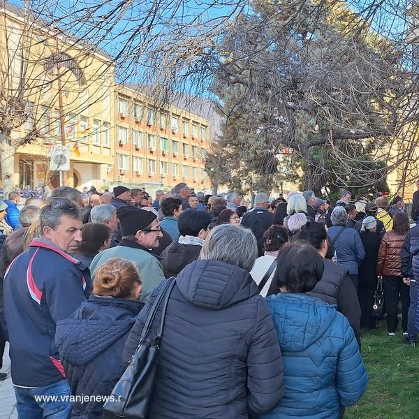 Sa današnjeg protesta. Foto Vranje news