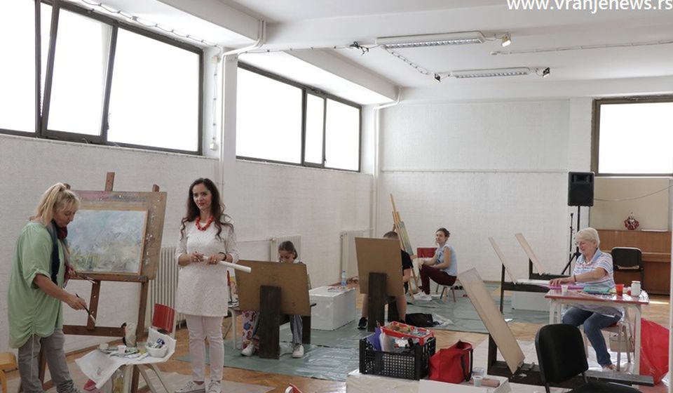 Početak rada u sklopu Letnjeg ateljea 2022. Foto Vranje News