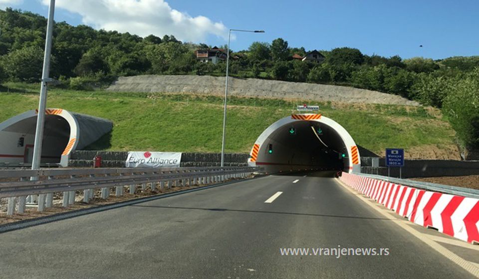 Tunel Manajle na Koridoru 10. Foto Vranje News