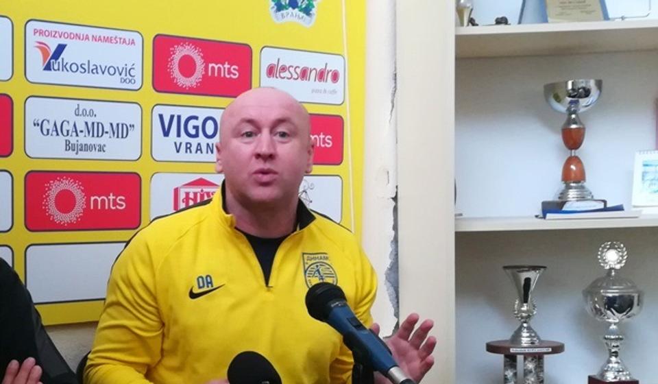 Ja sam želeo da budem trener i lider u Dinamu, da se ja pitam: Saša Ćurčić. Foto VranjeNews