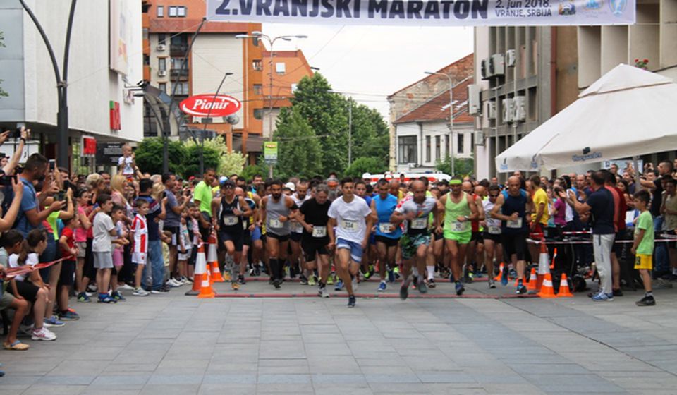 Detalj sa drugog vranjskog maratona. Foto VranjeNews