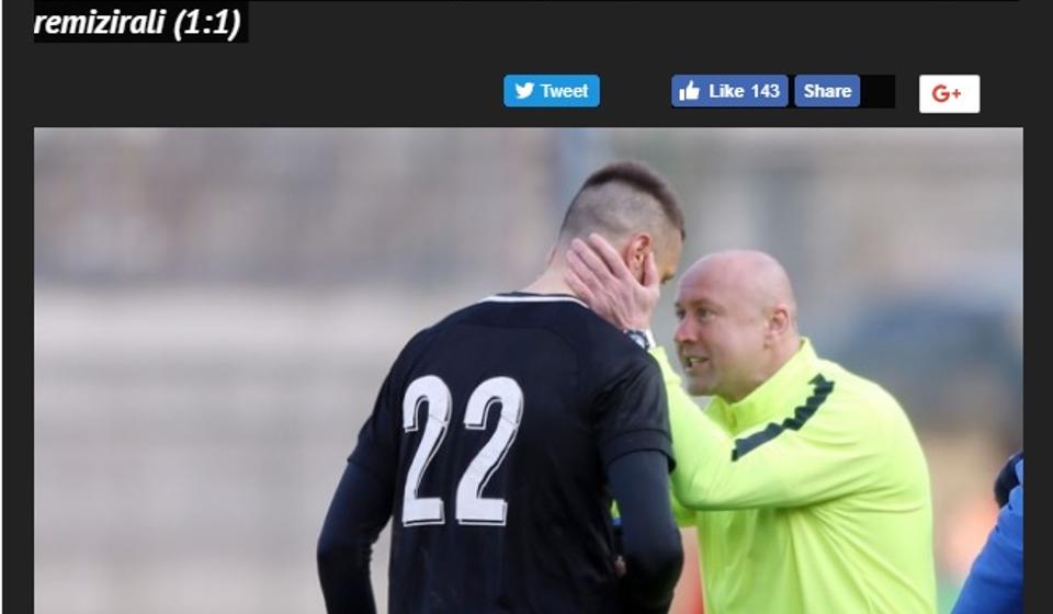 Foto Printscreen Sportski žurnal
