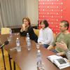 Razgovori nakon predstave Sumnja teatra iz Blagoevgrada. Foto Vranje news