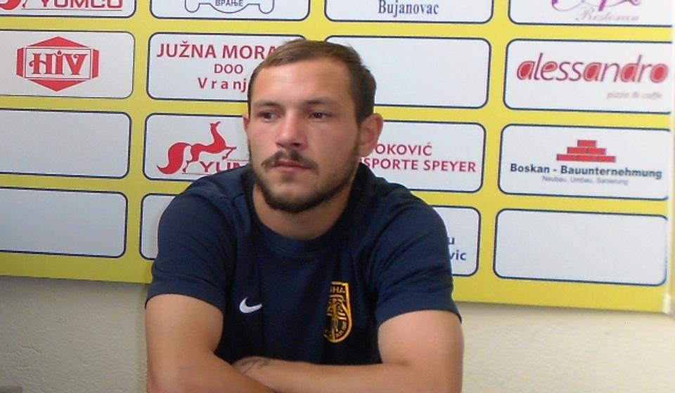 Napadački protiv Novopazaraca: Mlađan Stevanović. Foto VranjeNews