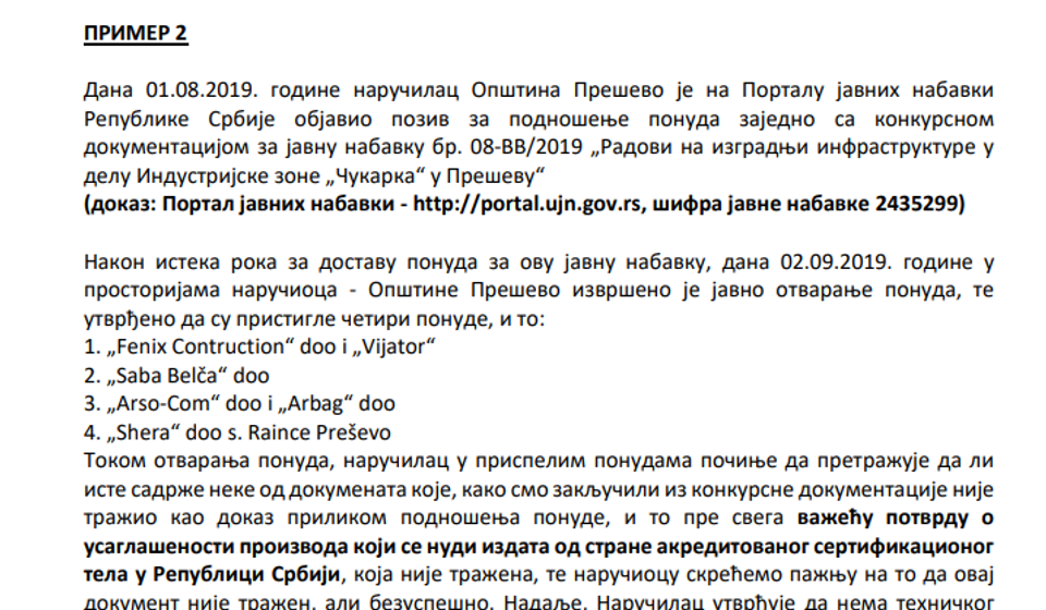 Foto printscreen Bujanovačke