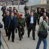 Zoran Đinđić u Ristovcu, prilikom jednog od obilazaka juga Srbije. Foto privatna arhiva