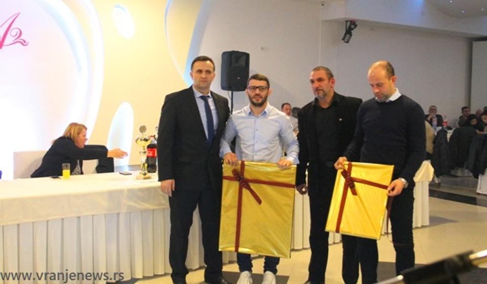 Štefnek na dodeli priznanja najboljim sportistima Vranja 2019. godine. Foto Vranje News