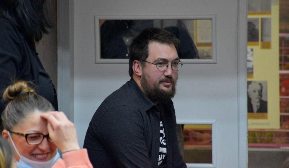 Stefan Tićmi na Književnoj koloniji u Vranju. Foto Vranje News