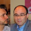 Sadašnji i bivši: Stojmenović (levo) i Stojančić. Foto Vranje News