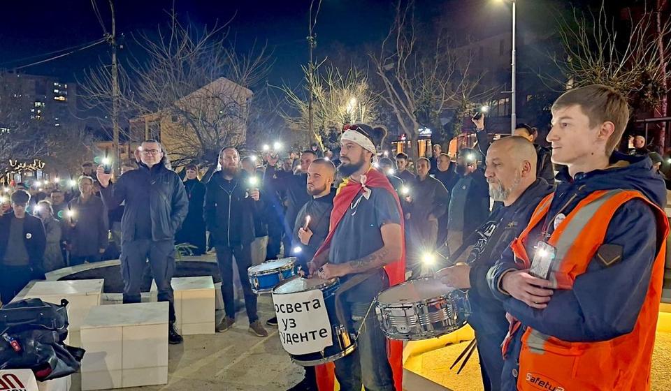 Sa prošlonedeljnog protesta. Foto Vranje news