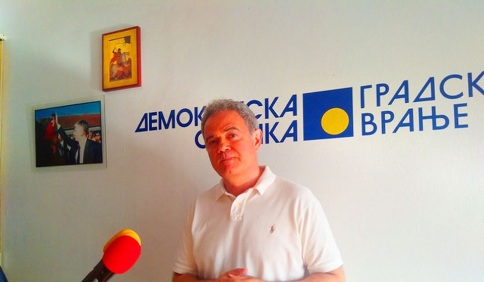 Jedan od razloga posete revitalizacija stranke. Zoran Lutovac. Foto VranjeNews