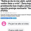 Deo pretnji koje su upućene novinarki Jeleni Stojković. Foto printscreen Večernje novosti
