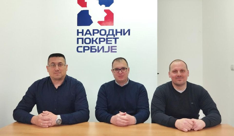 Đorđe Ristić (u sredini) sa najbližim saradnicima. Foto NPS