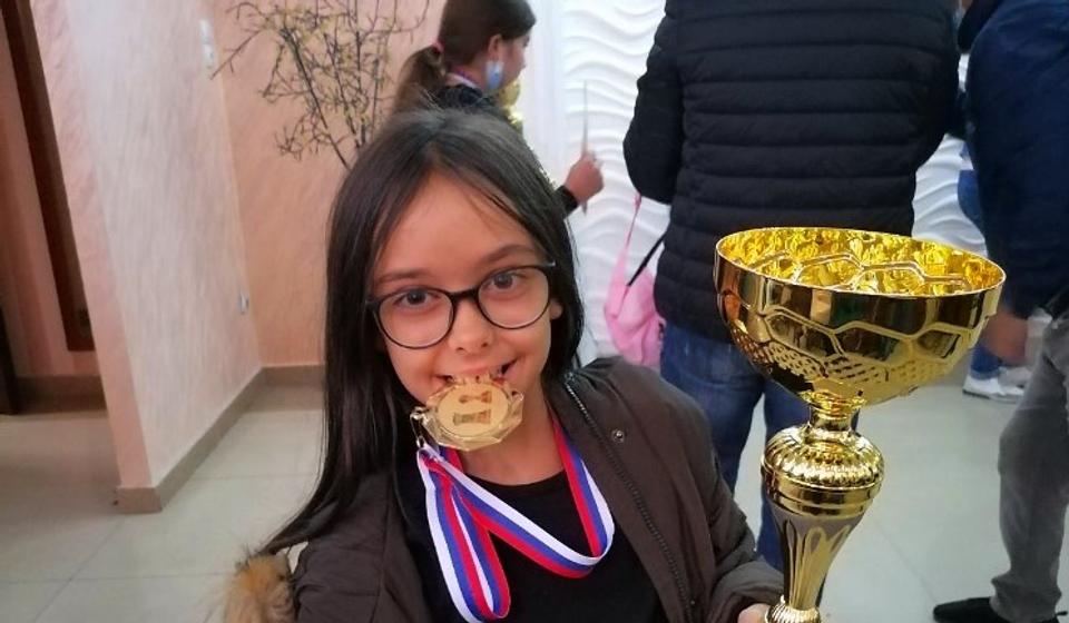 Odbranila titulu: Dunja Cvetanović. Foto Šah klub Vranje