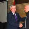 Bratislav Antić sa generalnim sekretarom Igorom Mladenovićem. Foto Vranje News