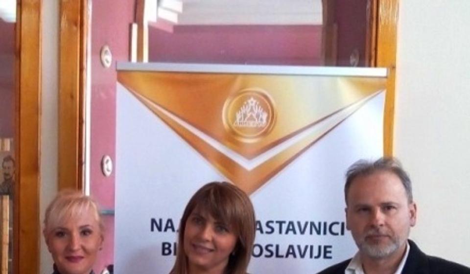 MiDej sa kolegama iz Srbije u Skoplju. Foto lična arhiva