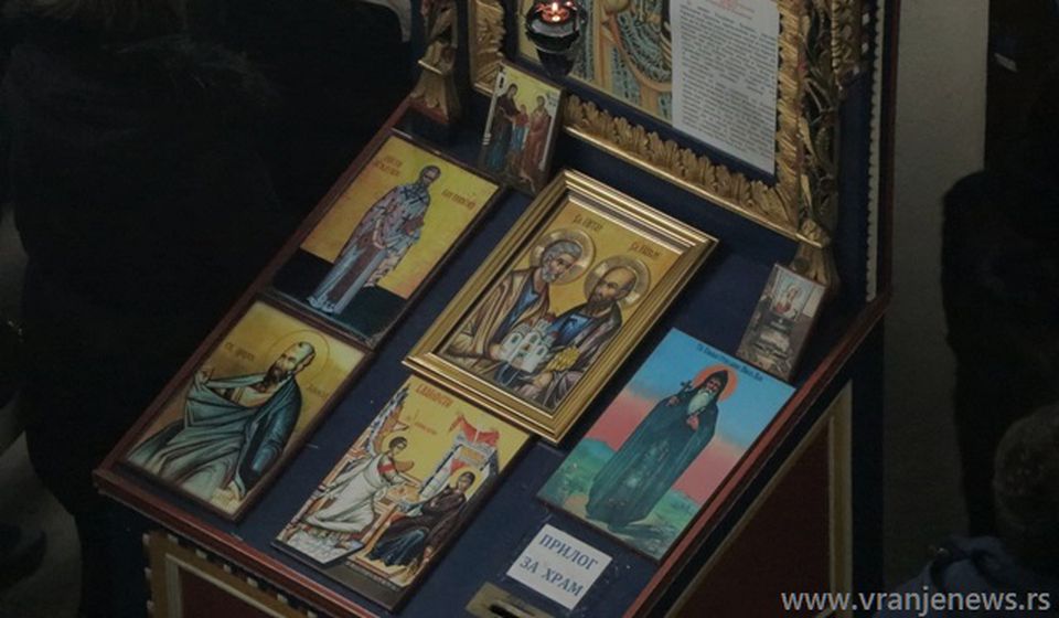 Detalj iz Crkve Svete Trojice u Vranju. Foto Vranje News