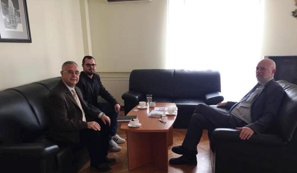 Sa generalnim konzulom prof. dr Edvinom Sugarevim u Nišu. Foto BSC