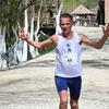 Kristijan Stošić kao prvi ušao u cilj na Gučevu. Foto AK Vranjski maratonci