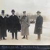Amerikanac Arris -Eving, snimio je Srpsku vojnu misiju u Vašingtonu 1918,sleva M. Vesnić, R. Lensing, ministar inostranih dela,  Lj. Mihailović, general Rašić. Foto arhiva T.S.