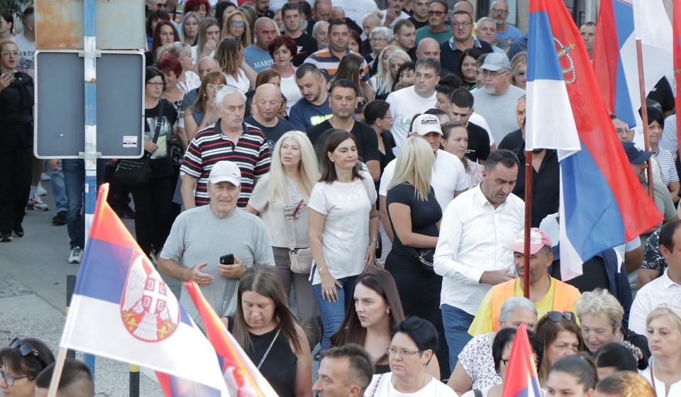 Sa drugog skupa antiblokadera koji blokiraju u Vranju. Foto Vranje news