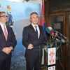 Sem Fabrici i Slobodan Milenković prilikom jednog od ranijih susreta u Vranju. Foto Grad Vranje