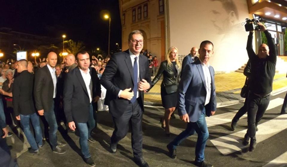 Vučić dolazi na otvaranje obnovljenog vranjskog teatra. Foto VranjeNews
