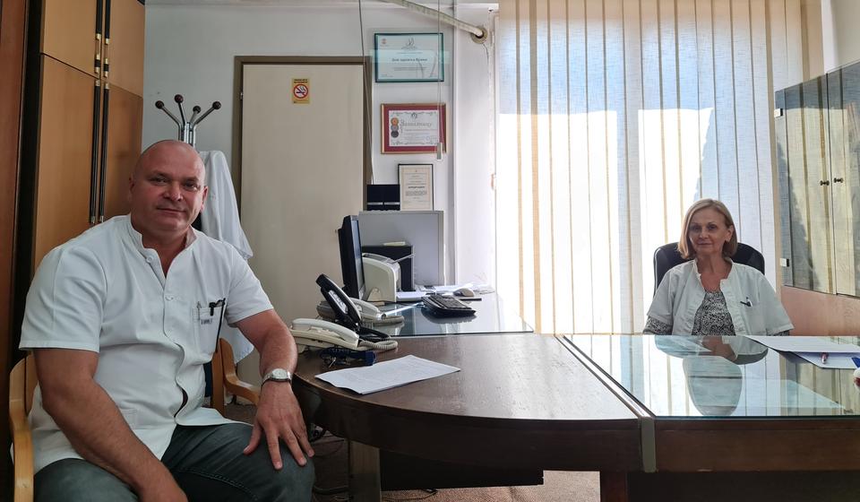 MIlica Jaziković i Miša Veličković. Foto ZC Vranje