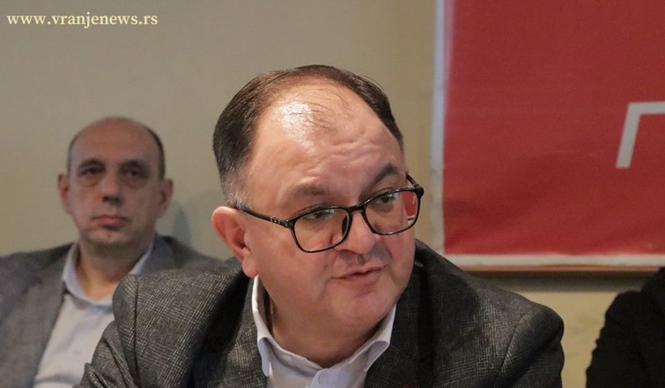 Zoran Antić na današnjoj konferenciji za medije. Foto Vranje News