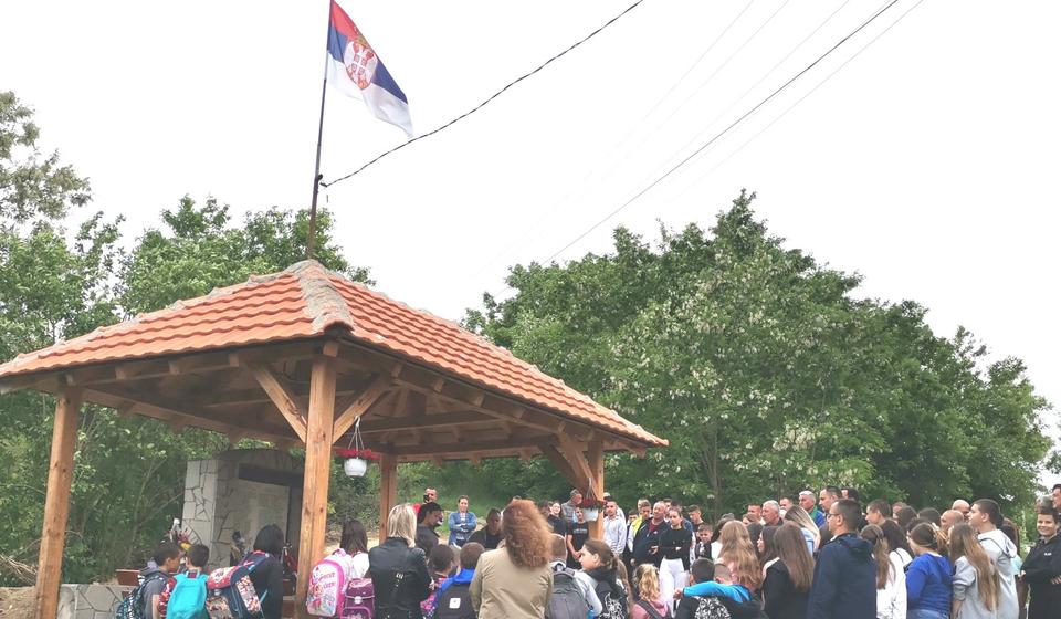 Svečana atmosfera: Žbevac na Dan pobede. Foto S.Ž.