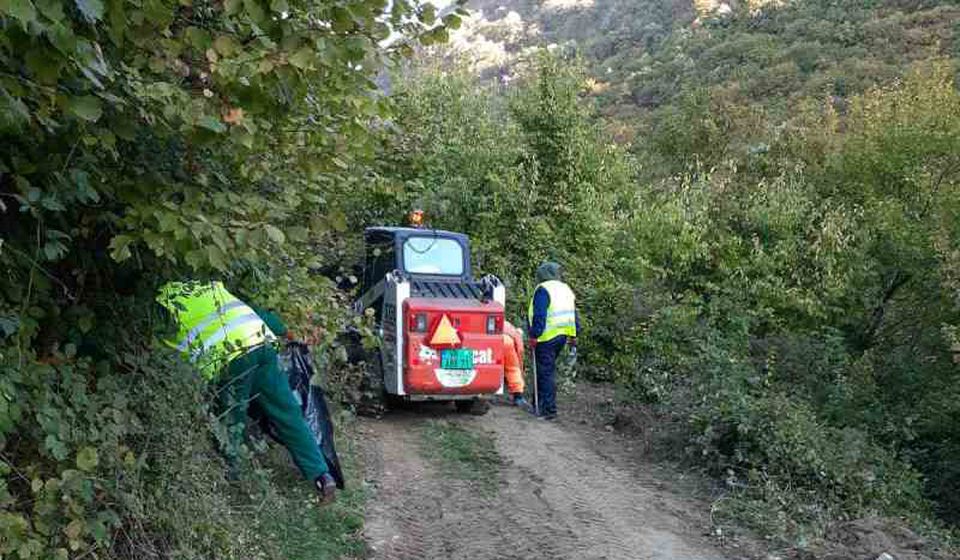 Jedna od akcija čišćenja na Markovom Kaletu. Foto JKP Komrad