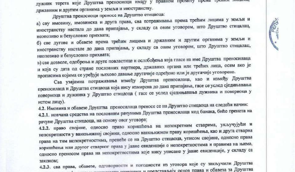 Foto printscreen skupštinski materijal