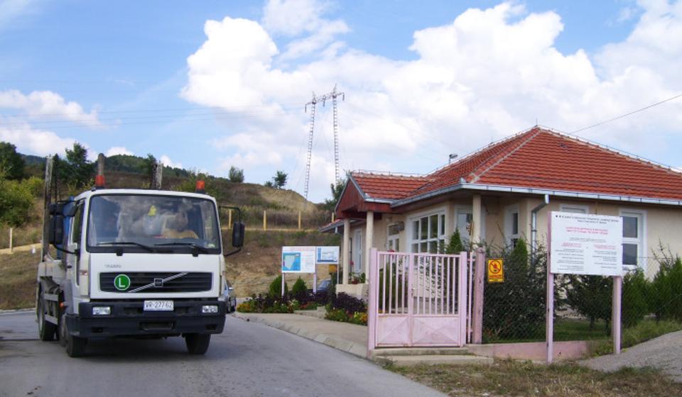 Ulaz u deponiju Meteris. Foto JKP Komrad