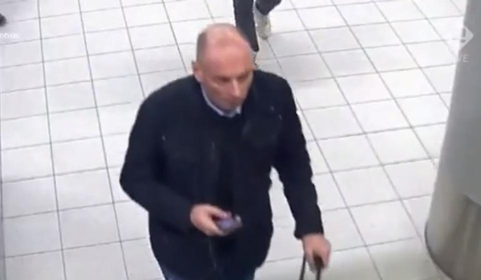 Goran Tasić Gokče sat vremena pre ubistva na aerodromu u Amsterdamu. Foto youtube screenshot