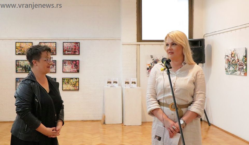 Detalj sa otvaranja izložbe. Foto Vranje News