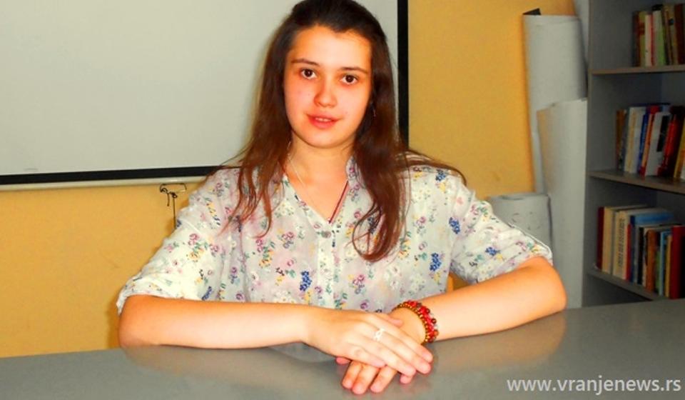 Mihaela MIlenković. Foto Vranje News