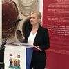 Iva Laković na svečanosti povodom dodele nagrade. Foto NM Vranje