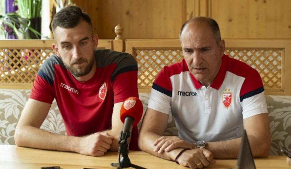 Vasiljević sa Mitrom Mrkelom. Foto FK Crvena zvezda