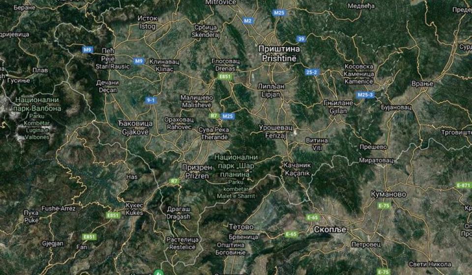 Foto printscreen Google Earth