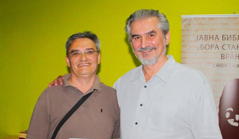 Dimitrijević sa Zoranom Hamovićem. Foto VranjeNews