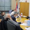 Funkcioneri vranjskog SNS-a u nedelju uveče u iščekivanju rezultata sa biračkih mesta. Foto Vranje News