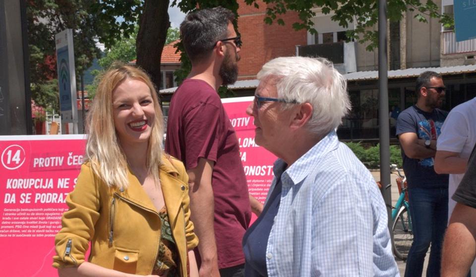 Poslanički kandidat iz Vranja Draginja Anđelković. Foto Vranje News