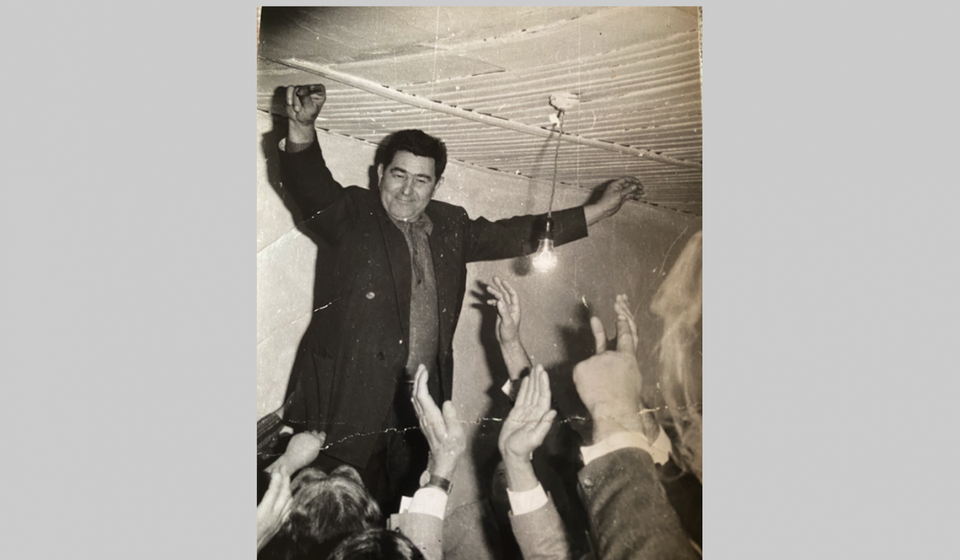 Pravi boemi su mogli da podignu goste kafane na igru. Na slici Dragi Stamenković Skakavac, jedan od najboljih fudbalera vranjskog Dinama svih vremena. Fotografija iz arhive Gordane Stamenković Skakavke, kćeri Dragija Skakavca