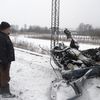 Ovo je ostalo od automobila. Foto Slađana Tasić