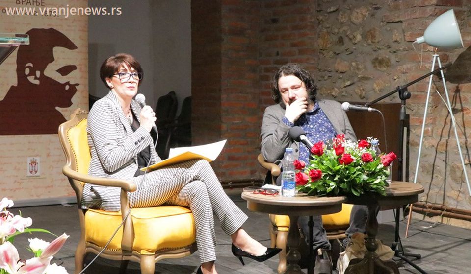 Muharem Bazdulj na otvaranju BKD govorio o uticaju Bore Stankovića na stvaralaštvo Ive Andrića. Foto Vranje News